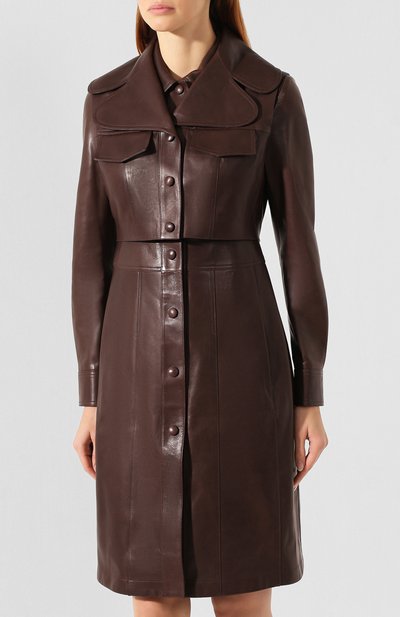 Кожаный плащ liskeard BURBERRY, арт. 8013693, фото 3