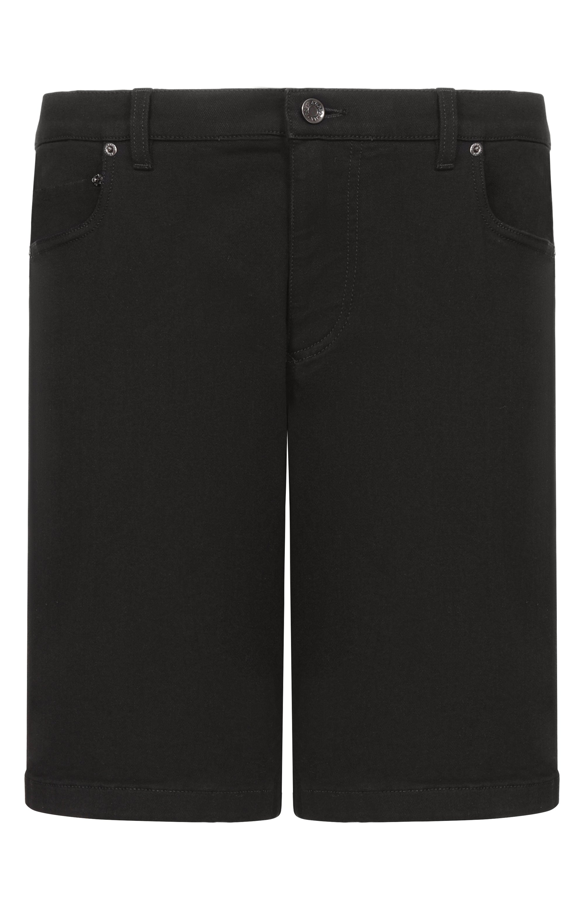Джинсовые шорты DOLCE & GABBANA черного цвета по цене 65300 руб., арт. GWNXAD/G80W8, фото 1 Джинсовые шорты DOLCE & GABBANA, арт. GWNXAD/G80W8, фото 1