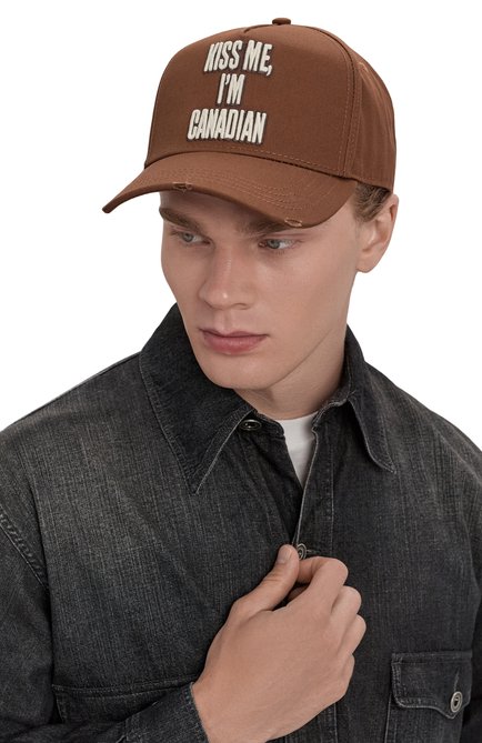 Мужская хлопковая бейсболка DSQUARED2, арт. BCM0938/05C00001