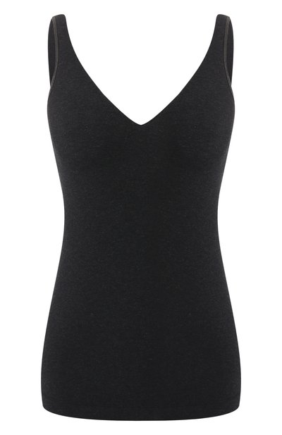 Женский хлопковый топ BRUNELLO CUCINELLI, арт. M0T18BA702