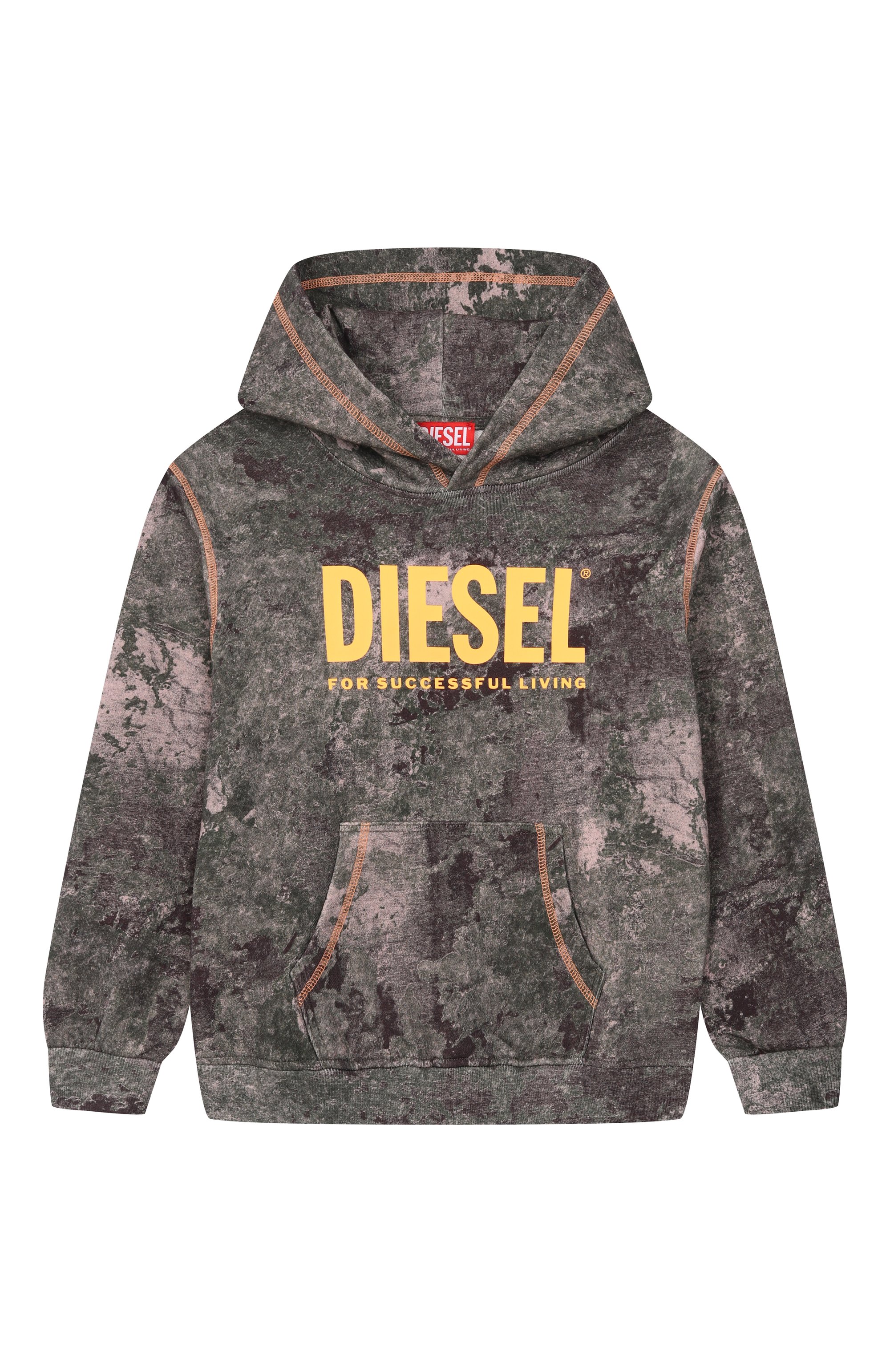Хлопковое худи DIESEL, арт. J02623/KYA0G, фото 1