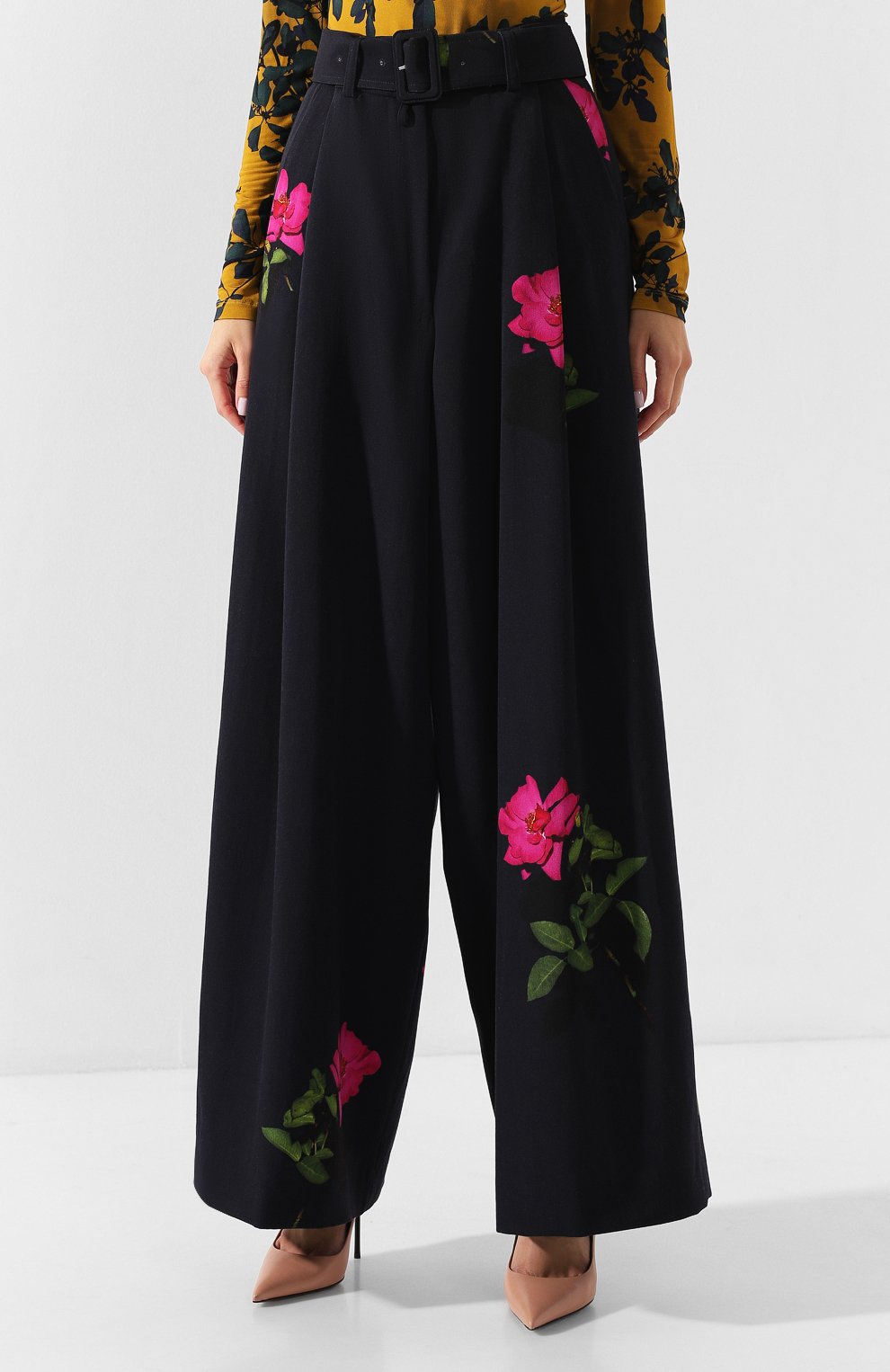 Шерстяные брюки DRIES VAN NOTEN, арт. 192-10942-8428, фото 3