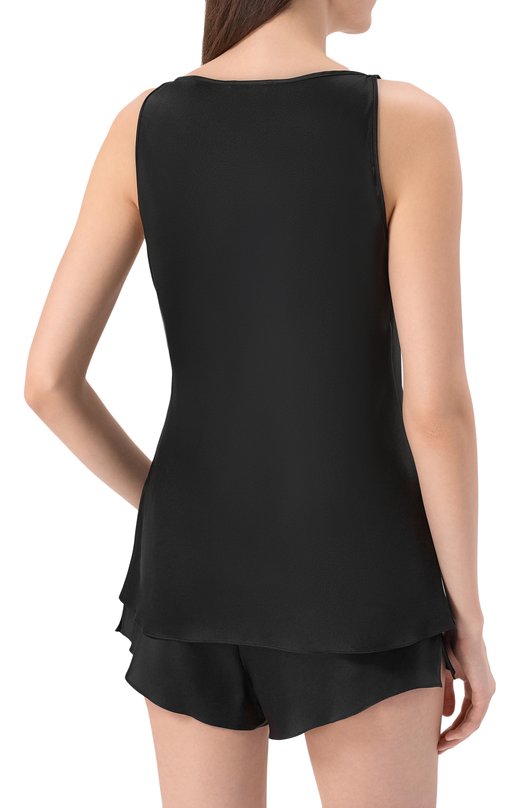 Шелковый топ Luna Di Seta VLST61135 Чёрный  VLST61135 Фото 4