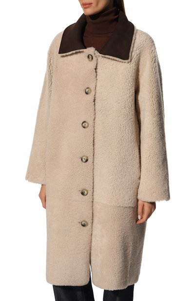 Двусторонняя дубленка из овчины CHAUD STUDIO, арт. CURLYCOAT22, фото 4