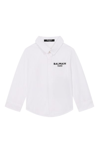 Хлопковая рубашка BALMAIN, арт. BY5530