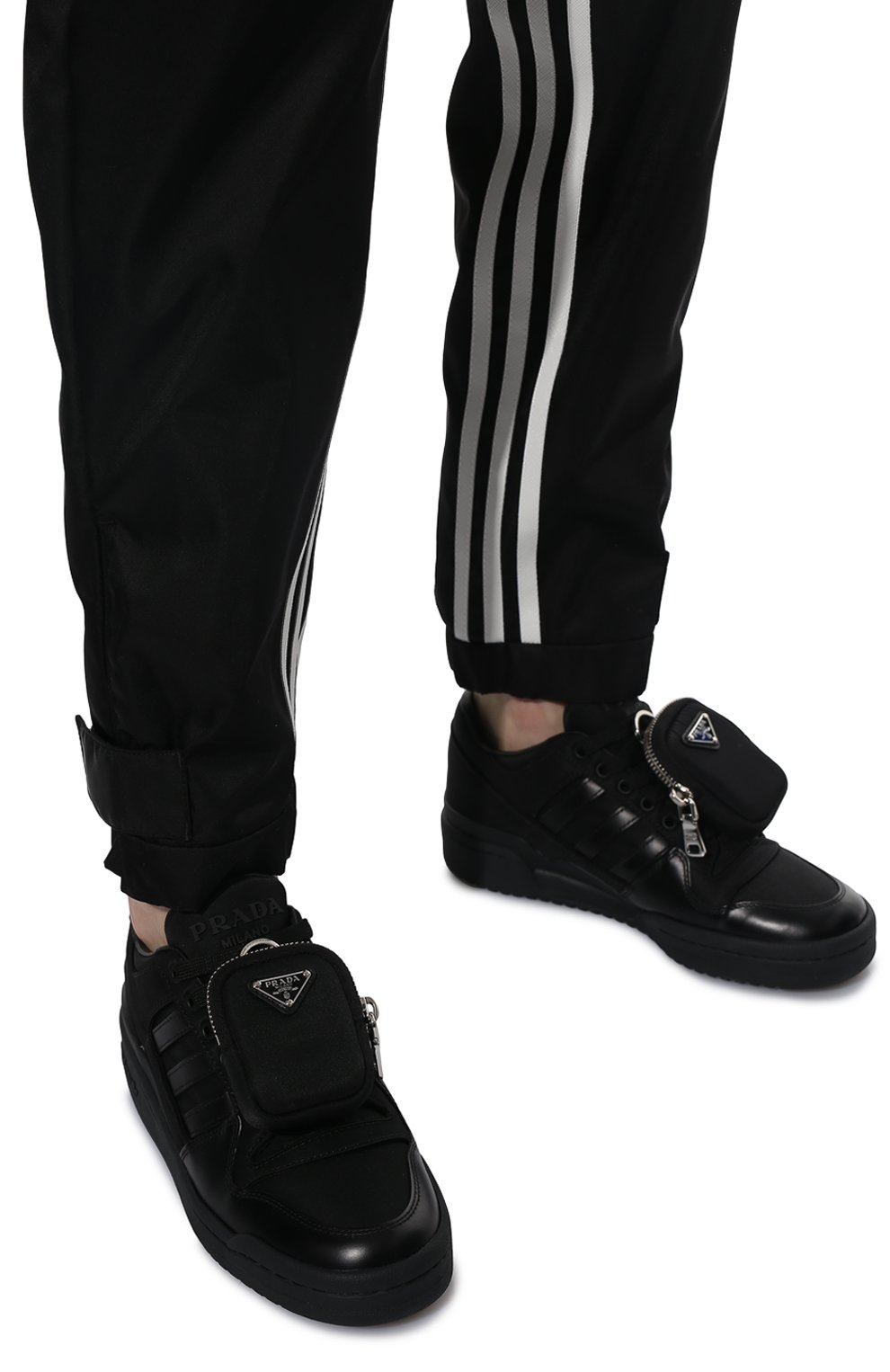 Комбинированные кеды adidas for prada re-nylon PRADA, арт. 2EG390-3LJX-F0557, фото 3