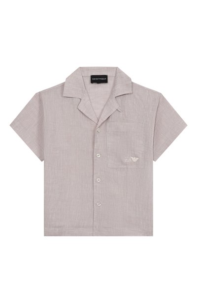 Льняная рубашка EMPORIO ARMANI, арт. EB000075/AF12878