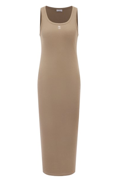 Хлопковое платье BRUNELLO CUCINELLI, арт. ML171B1310, фото 1