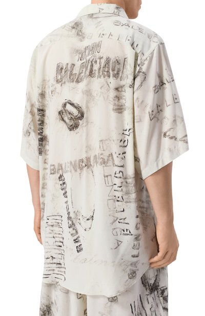 Рубашка из вискозы BALENCIAGA, арт. 852334/TTL78, фото 4