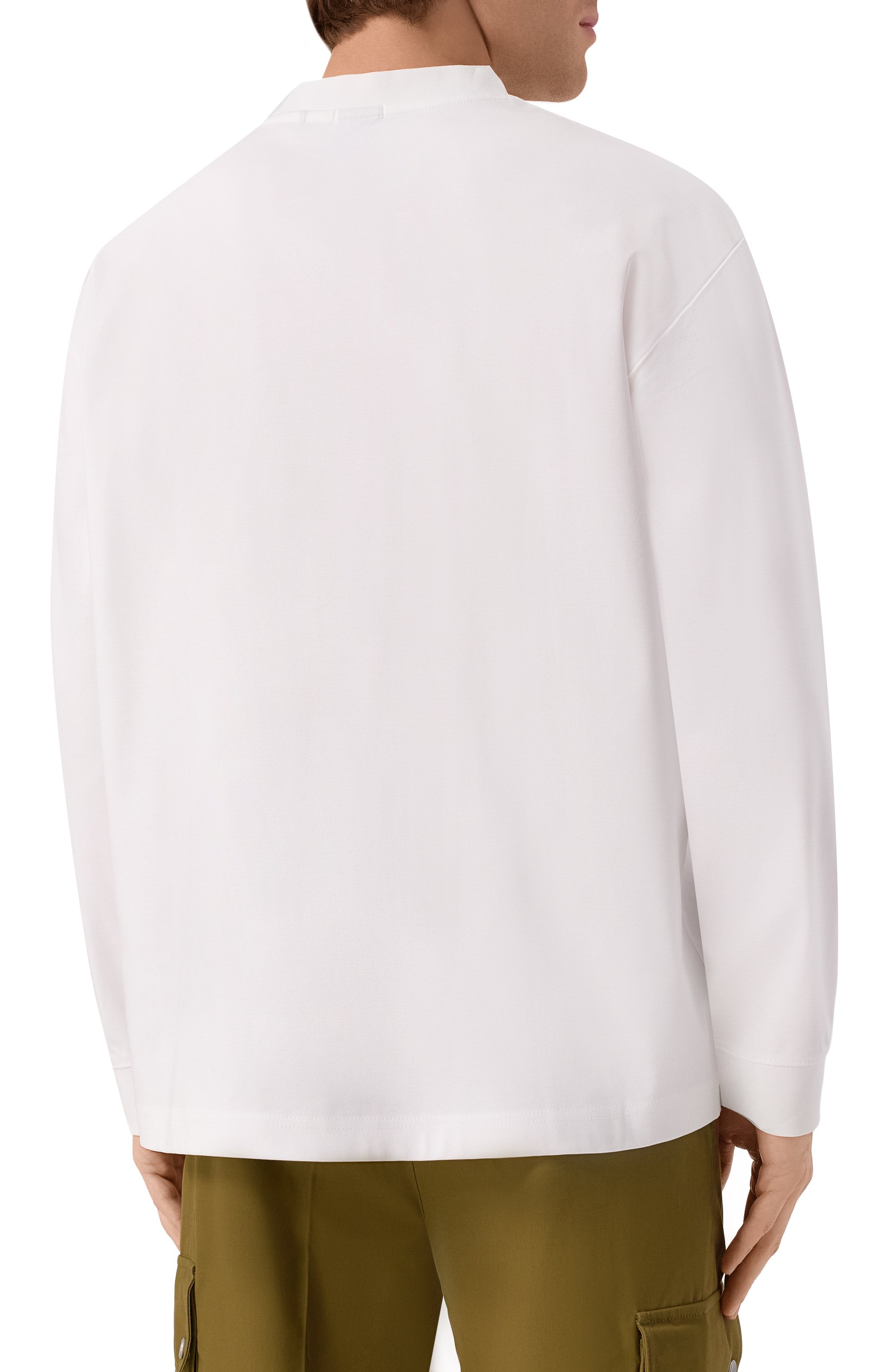 Хлопковый лонгслив BOSS, арт. 50531331, фото 6