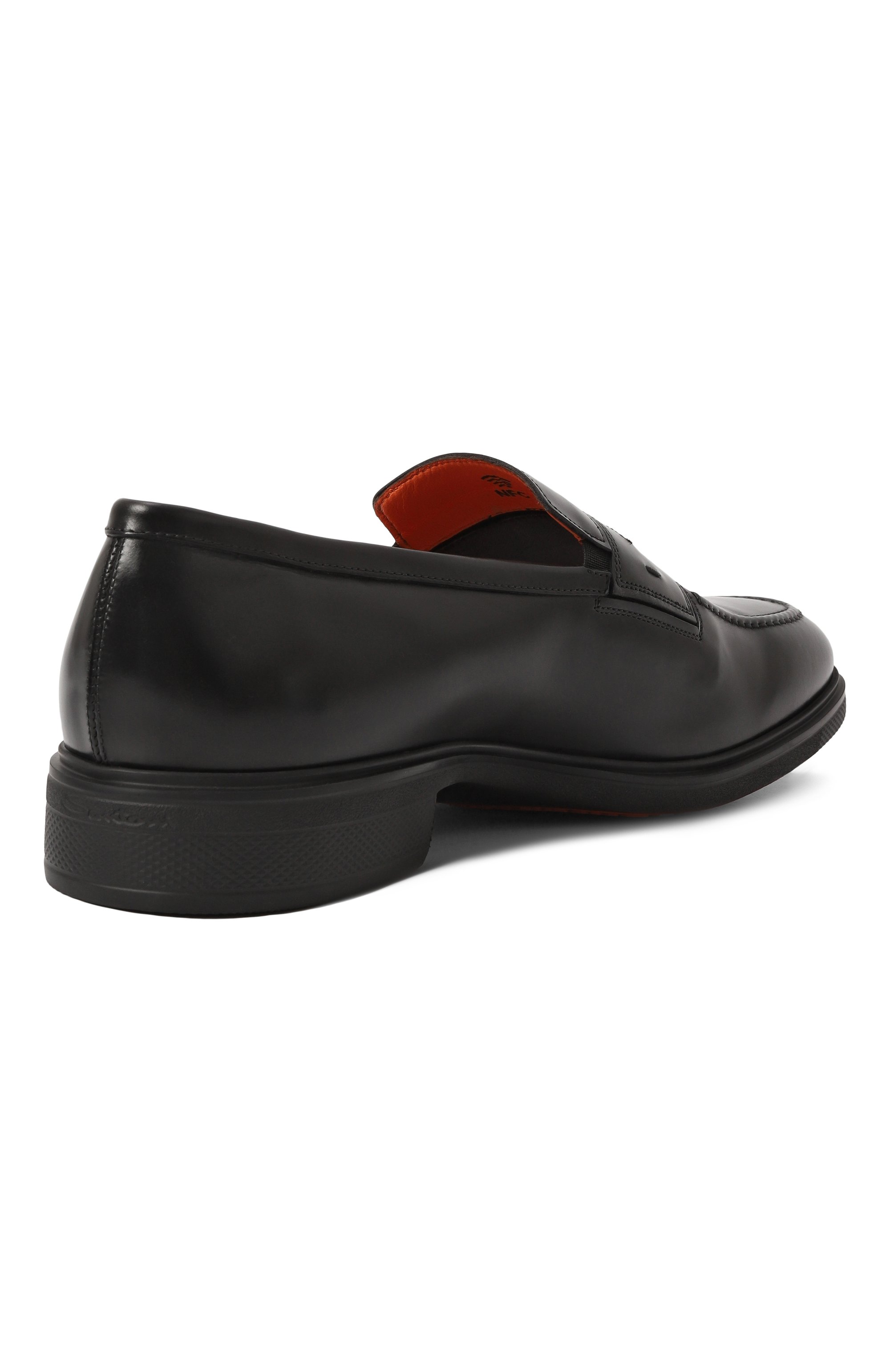 Кожаные пенни-лоферы easy SANTONI, арт. MGEG18964NEAXNTG, фото 5