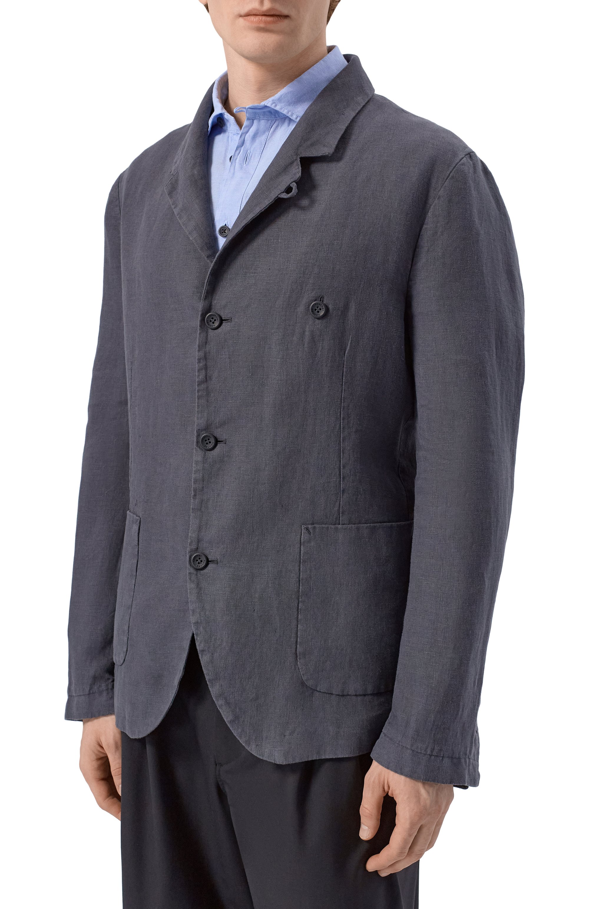 Льняной пиджак HANNES ROETHER, арт. J0P32PE.602, фото 3