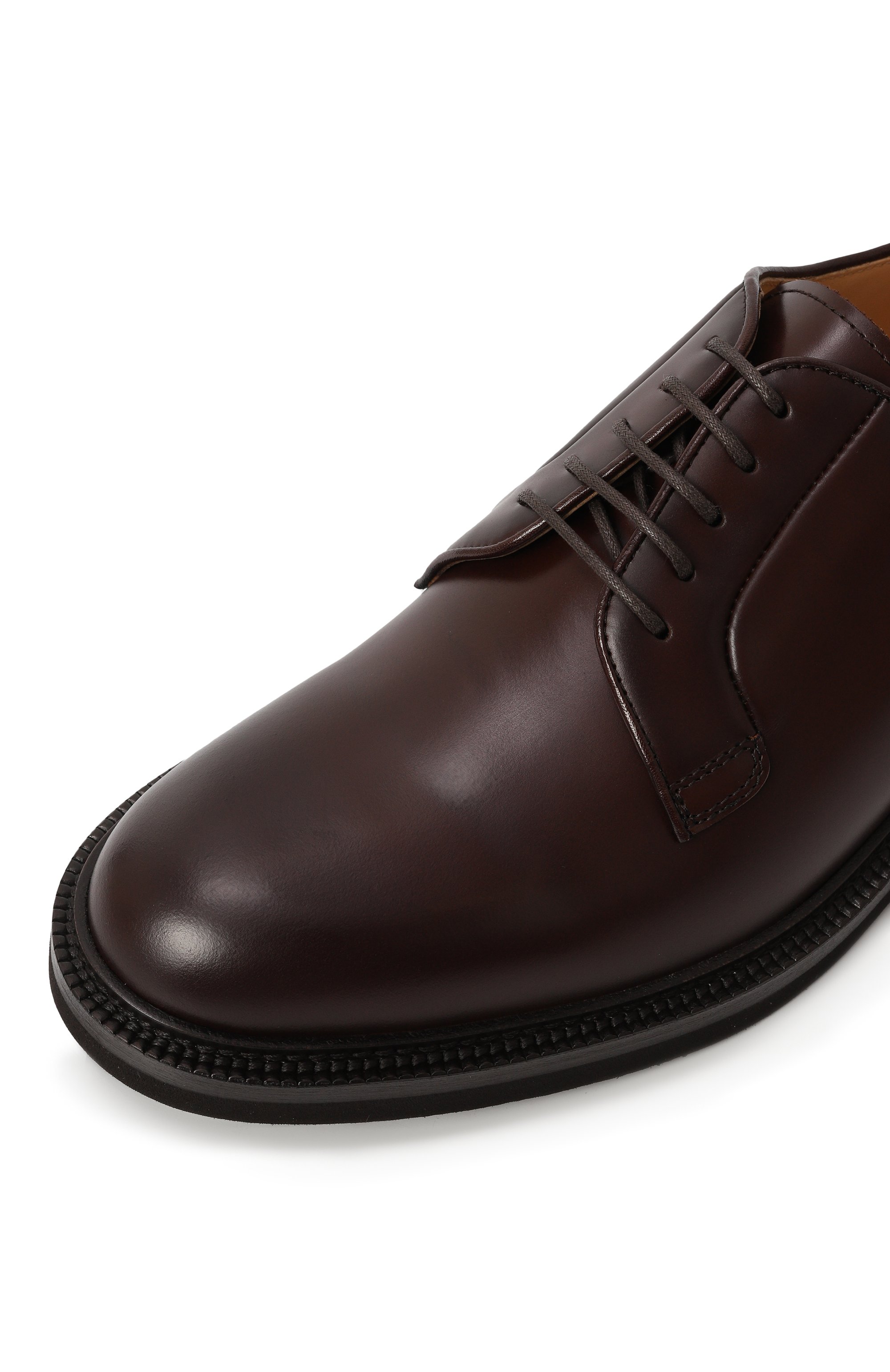 Кожаные дерби BRUNELLO CUCINELLI, арт. MZUVRNF721, фото 7