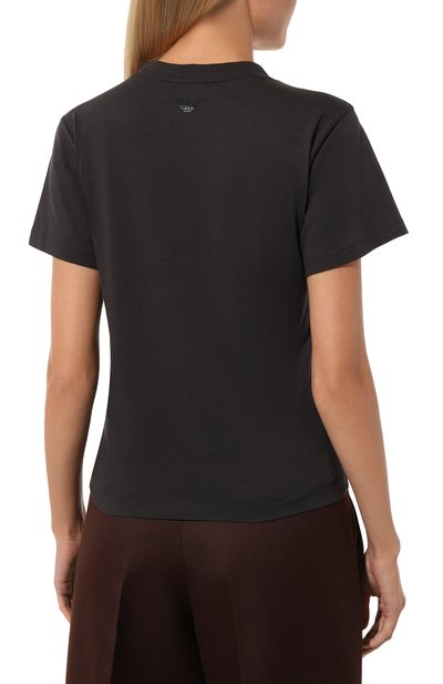 Хлопковая футболка EMPORIO ARMANI темно-синего цвета по цене 11200 руб., арт. 8N2T9C/2J53Z, фото 4 Хлопковая футболка EMPORIO ARMANI, арт. 8N2T9C/2J53Z, фото 4