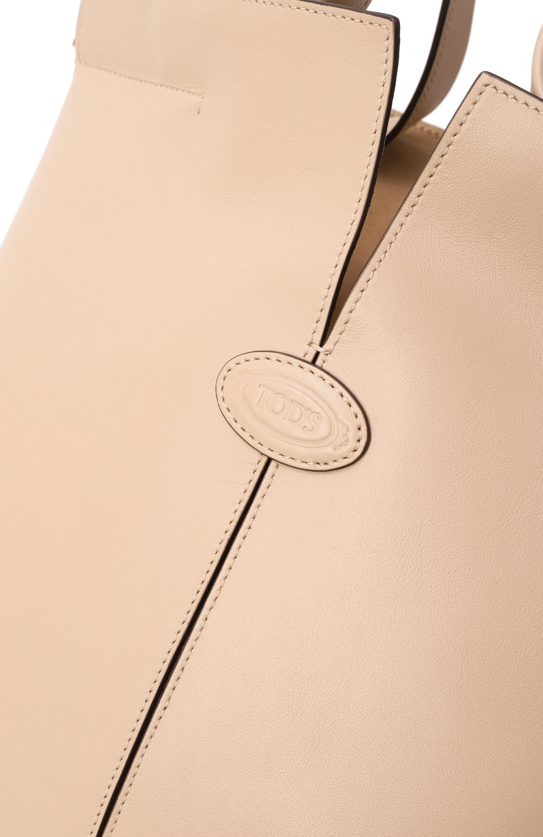 Женская сумка di folio TOD’S бежевого цвета, арт. XBWDBMAT200R0R | Фото 3 (Размер: medium; Материал: Натуральная кожа; Автоматизация ТО: Проставлено; Автоматизация состава: Проставлено)