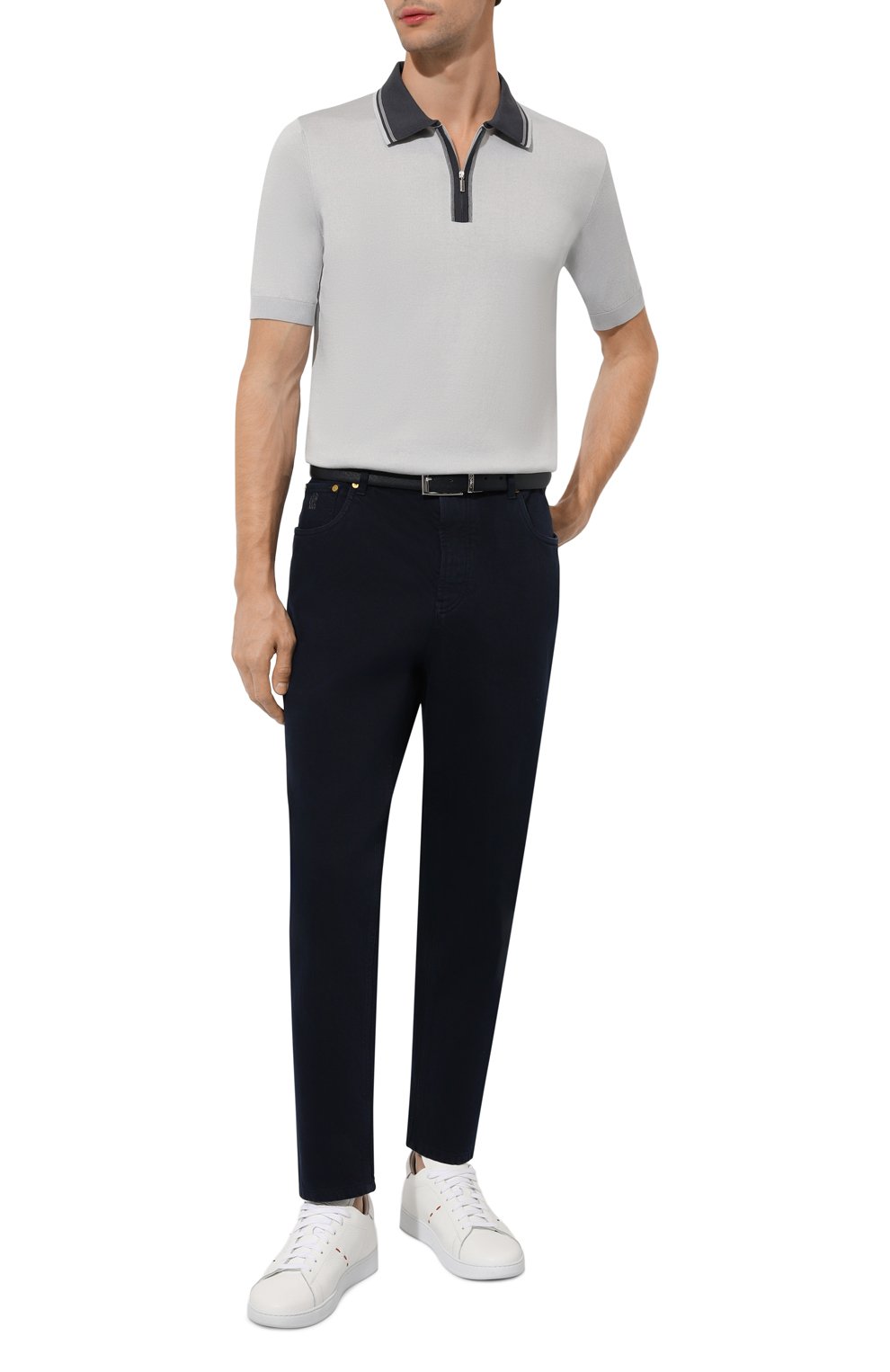 Поло из хлопка и шелка ZILLI, арт. KZP002M0142VUC000M, фото 2