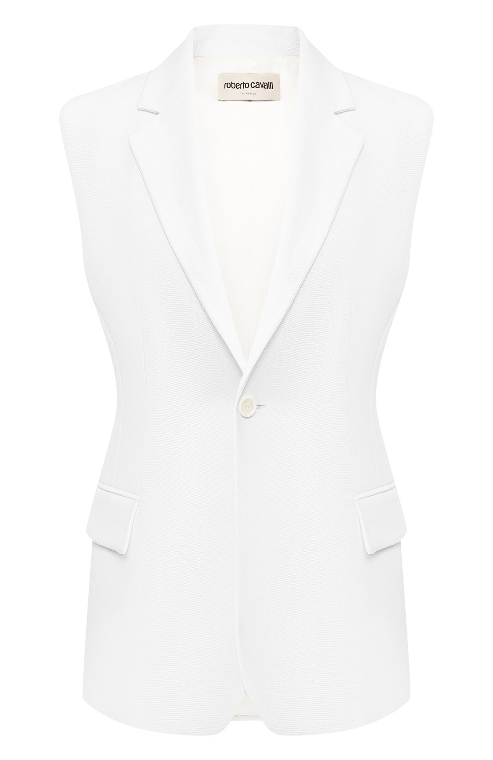 Жилет из смеси вискозы и льна ROBERTO CAVALLI, арт. IWT408/LH010, фото 1