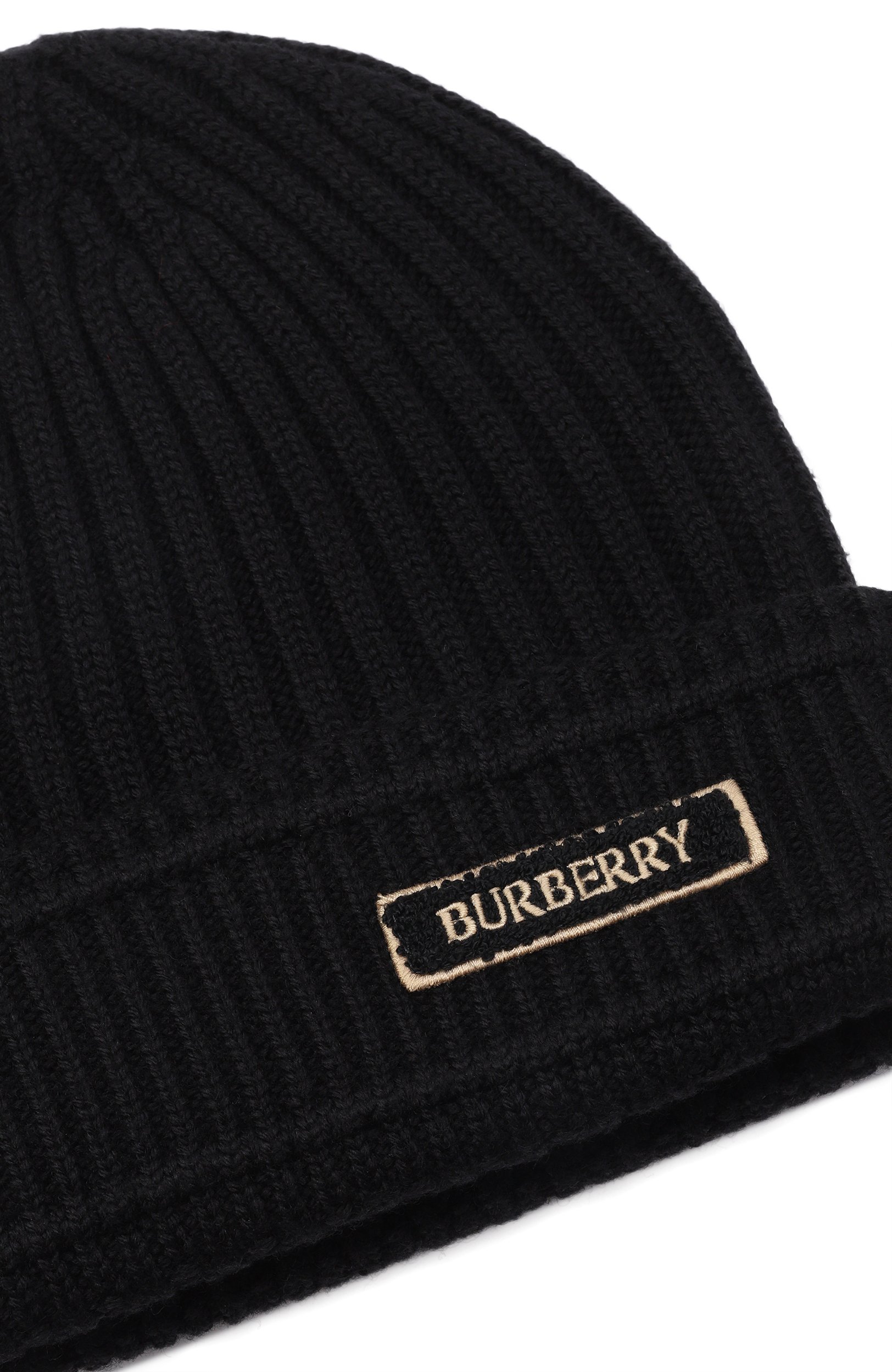 Шерстяная шапка BURBERRY черного цвета по цене 39250 руб., арт. 8103340, фото 3 Шерстяная шапка BURBERRY, арт. 8103340, фото 3