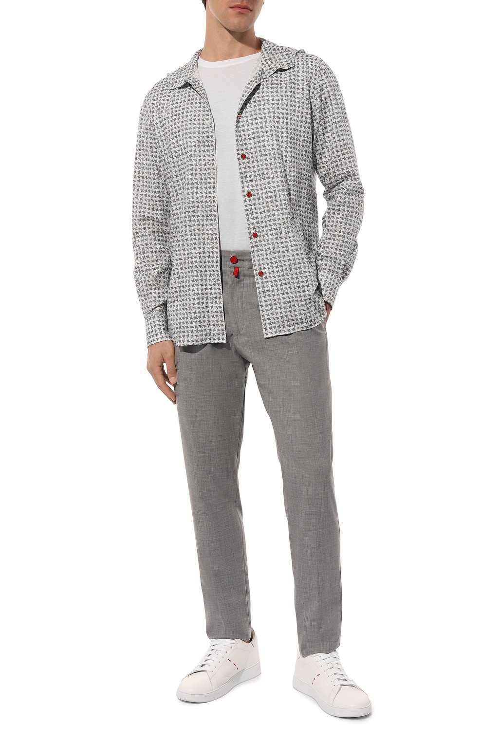 Хлопковая рубашка KITON, арт. UMCMARH08909, фото 2