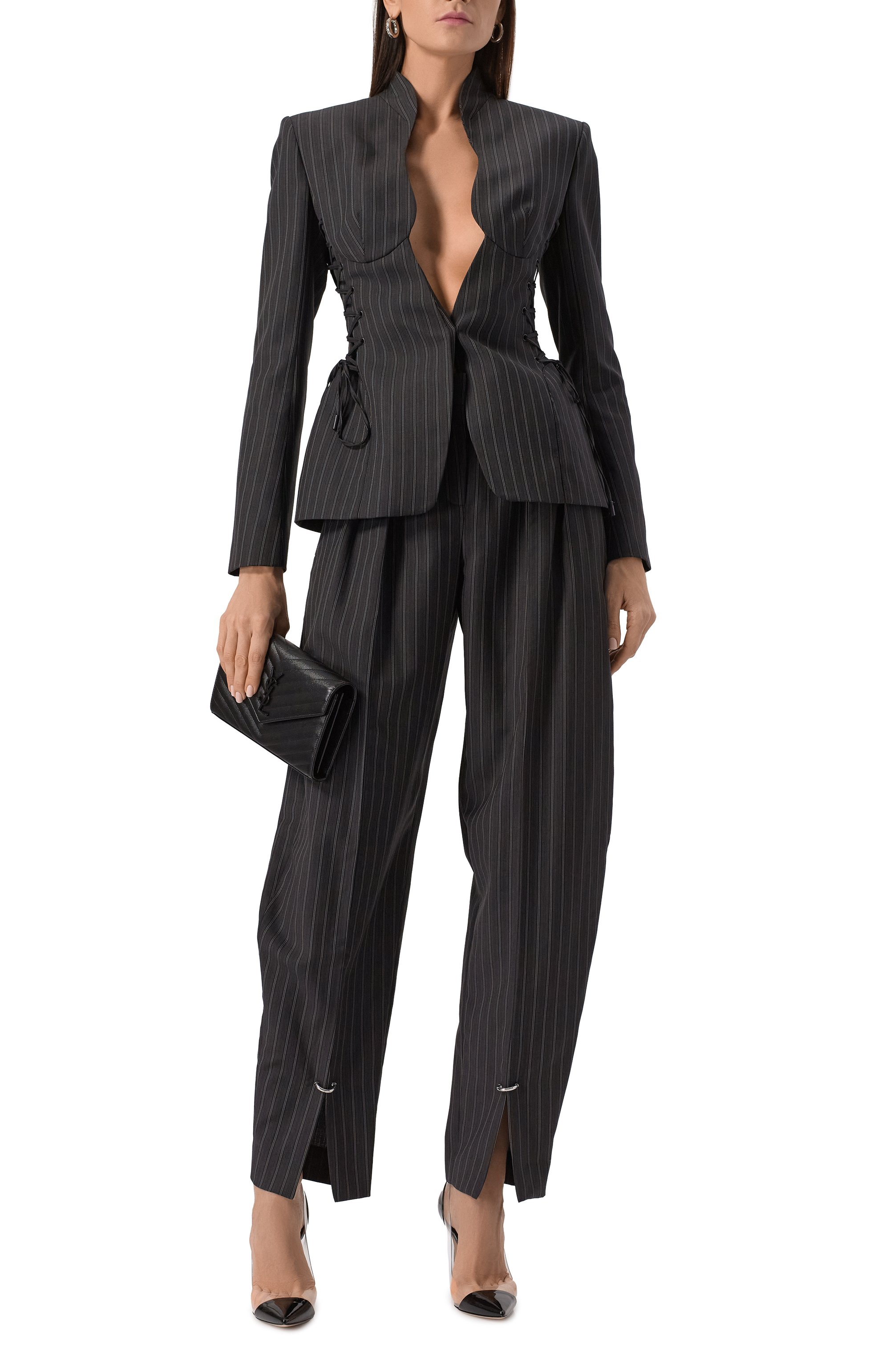 Клатч monogram SAINT LAURENT, арт. 377828/B0W08, фото 7