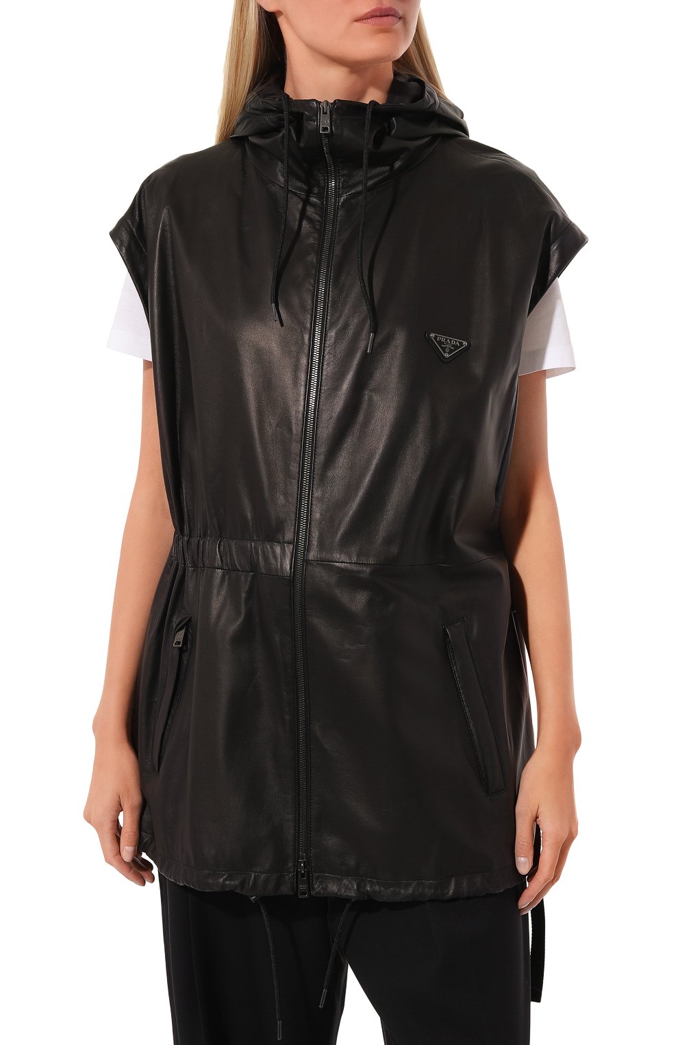 Кожаная куртка PRADA, арт. 58A044-08P-F0002, фото 6
