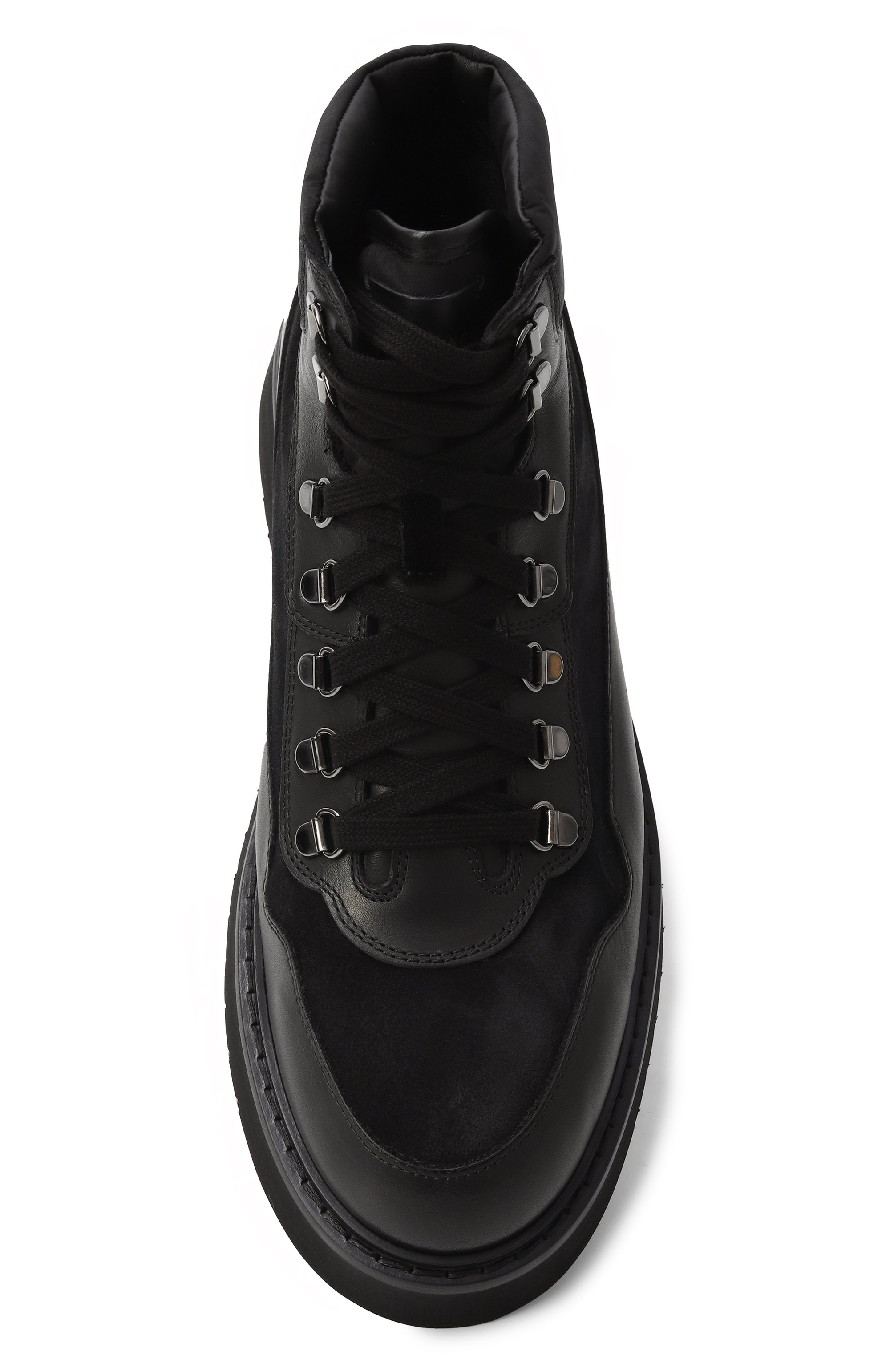 Кожаные хайкеры CAMERLENGO, арт. 16844/MIAMI M0NT0NE, фото 6