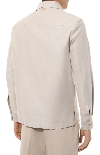 Льняная рубашка AGNONA, арт. TD07U7E/U3042E, фото 4