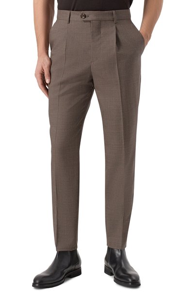 Шерстяные брюки BRUNELLO CUCINELLI, арт. MB407E1450, фото 3