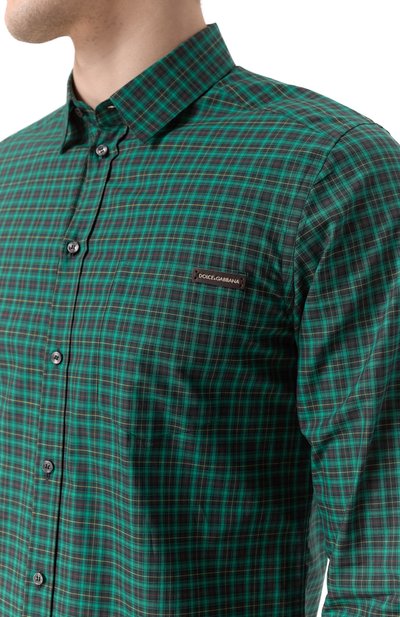 Хлопковая рубашка DOLCE & GABBANA, арт. G5JZ9T/GJ282, фото 5