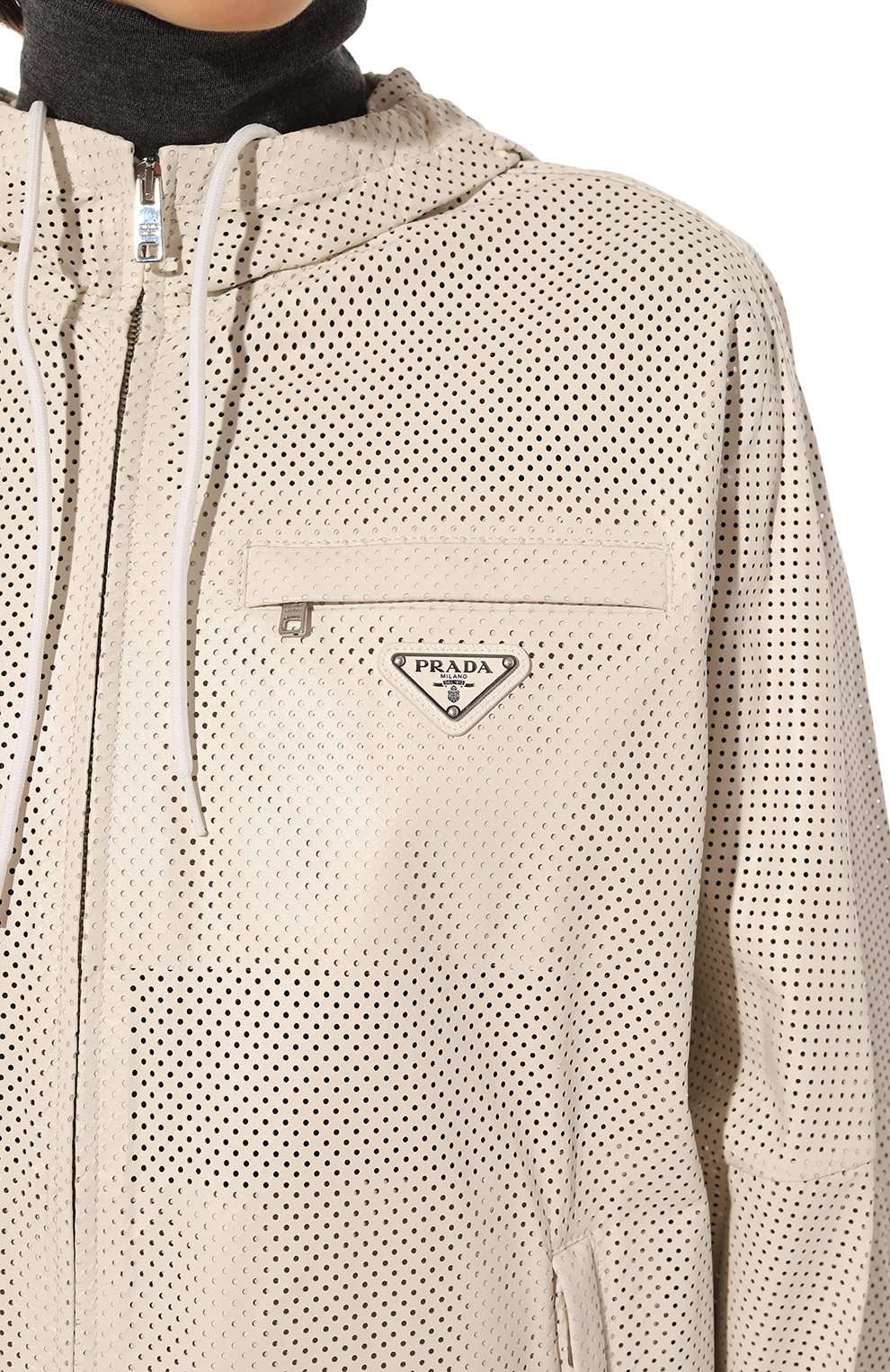 Кожаная куртка PRADA, арт. 58A057-1YI1-F0009, фото 5