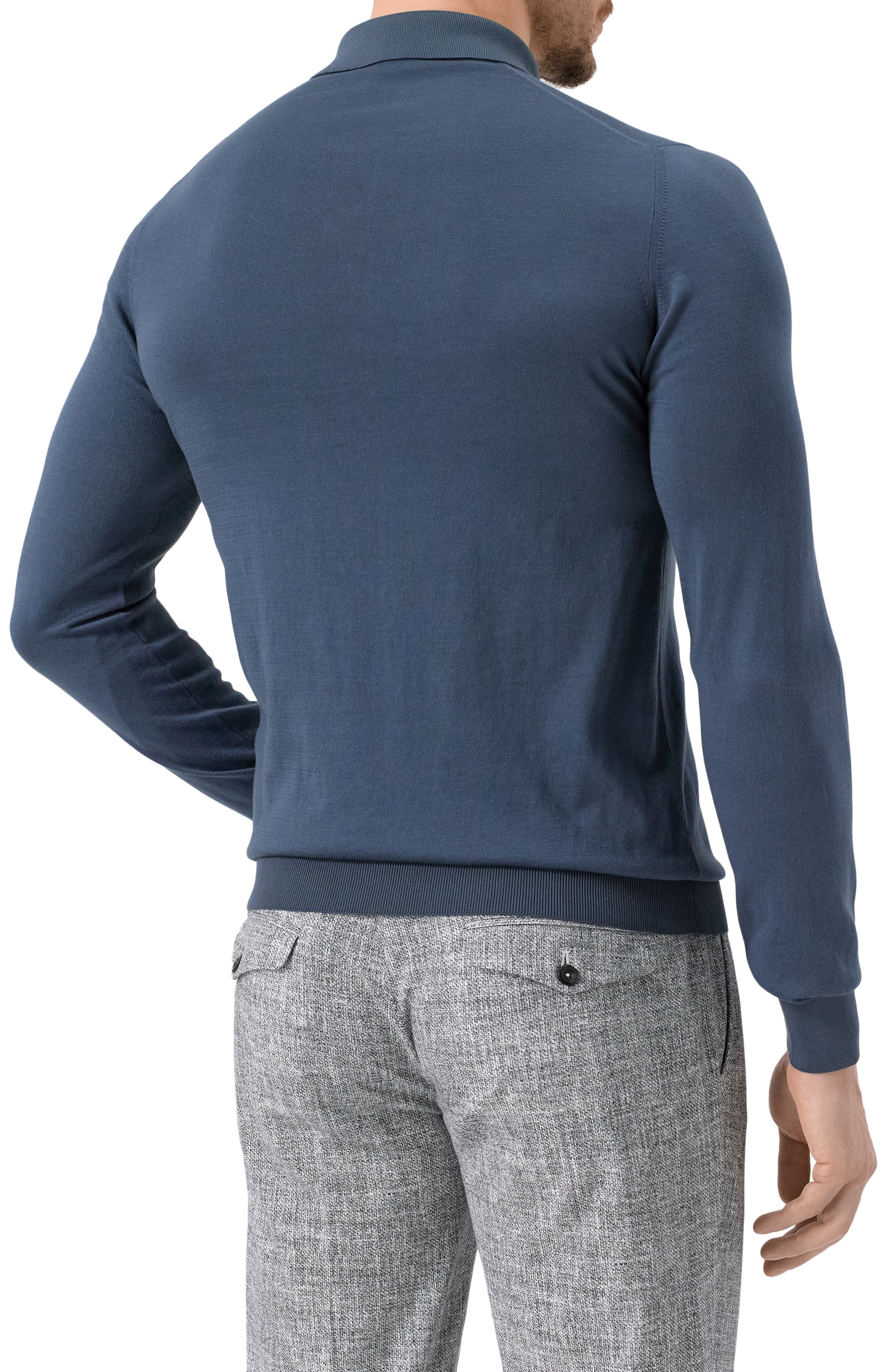 Хлопковое поло FEDELI, арт. 8UED5911, фото 4