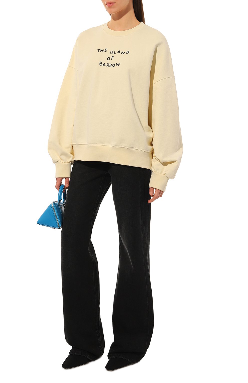 Хлопковый свитшот BARROW, арт. 034086, фото 2