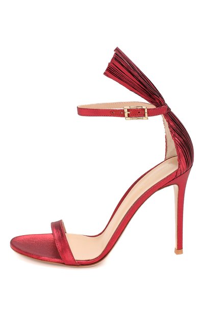 Текстильные босоножки belvedere 105 GIANVITO ROSSI, арт. G61498.15RIC.LAMTABS, фото 3