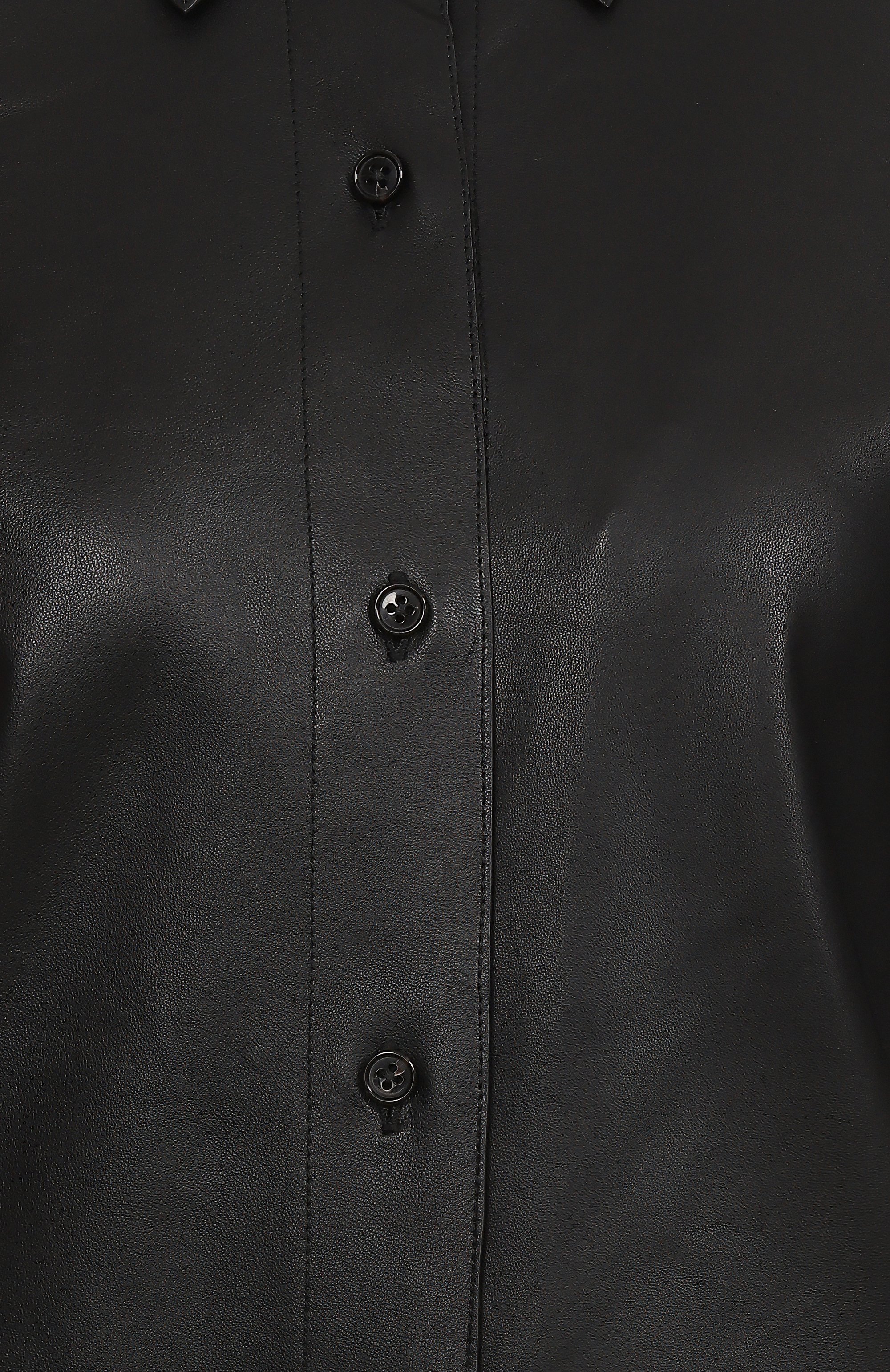 Кожаная рубашка THEORY, арт. P0100508, фото 6