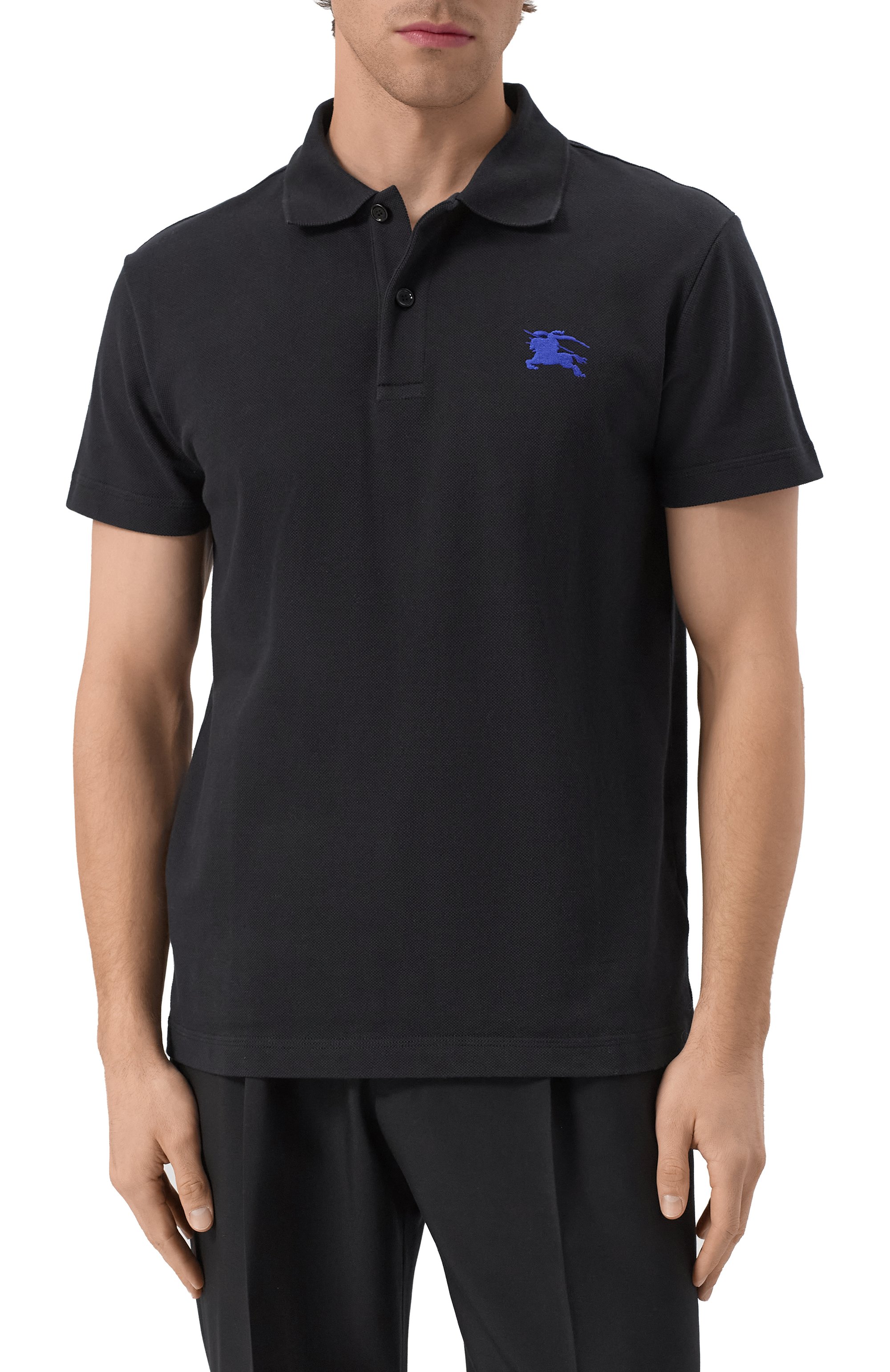 Хлопковое поло BURBERRY, арт. 8107448, фото 3