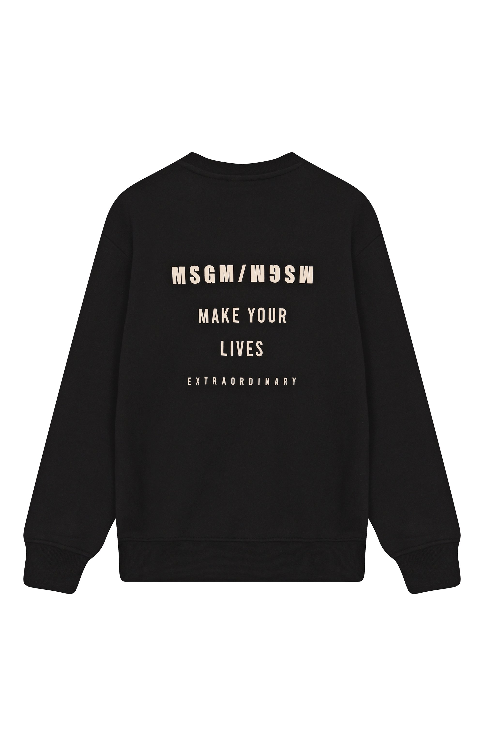 Хлопковый свитшот MSGM KIDS, арт. F5MSJBSW214, фото 2