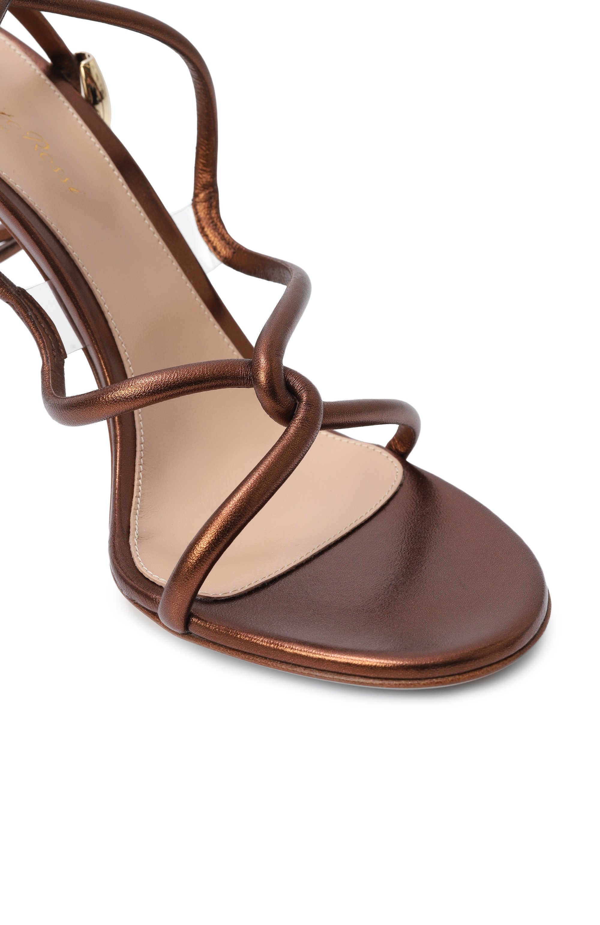 Кожаные босоножки black mamba 105 GIANVITO ROSSI, арт. G32533.15RIC.NIGCTRP, фото 7