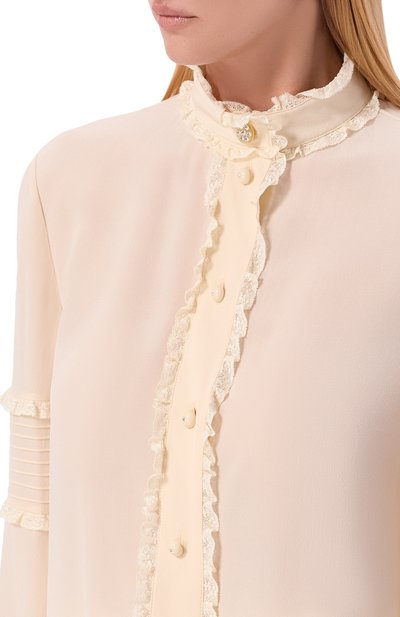 Шелковая блузка VALENTINO, арт. 8B3AB890/21B, фото 5