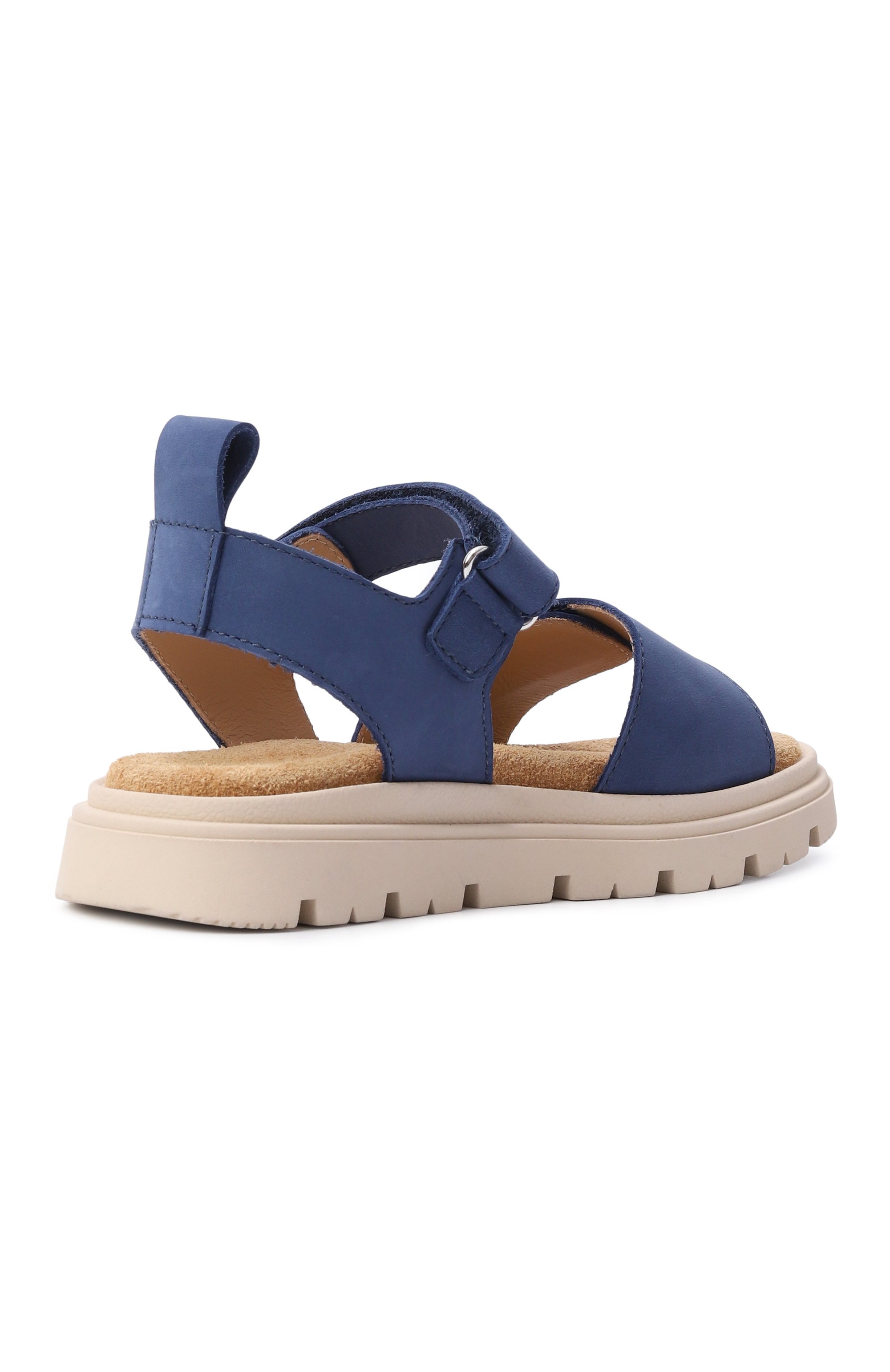 Кожаные сандалии MONTELPARE TRADITION синего цвета по цене 19950 руб., арт. MT16057/VAR2_001, фото 3 Кожаные сандалии MONTELPARE TRADITION, арт. MT16057/VAR2_001, фото 3