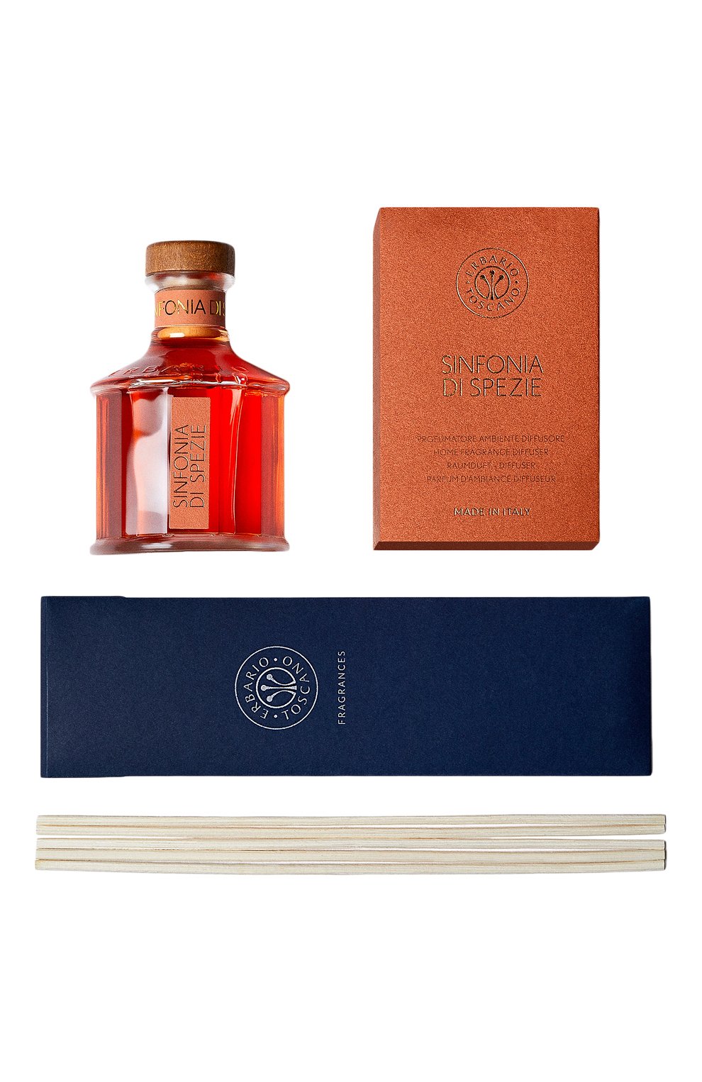 Диффузор sinfonia di spezie (500ml) ERBARIO TOSCANO бесцветного цвета по цене 15200 руб., арт. DA50SP, фото 2 Диффузор sinfonia di spezie (500ml) ERBARIO TOSCANO, арт. DA50SP, фото 2