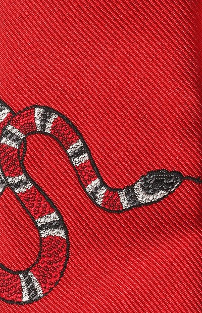 Шелковый галстук GUCCI, арт. 452171 4E002, фото 4