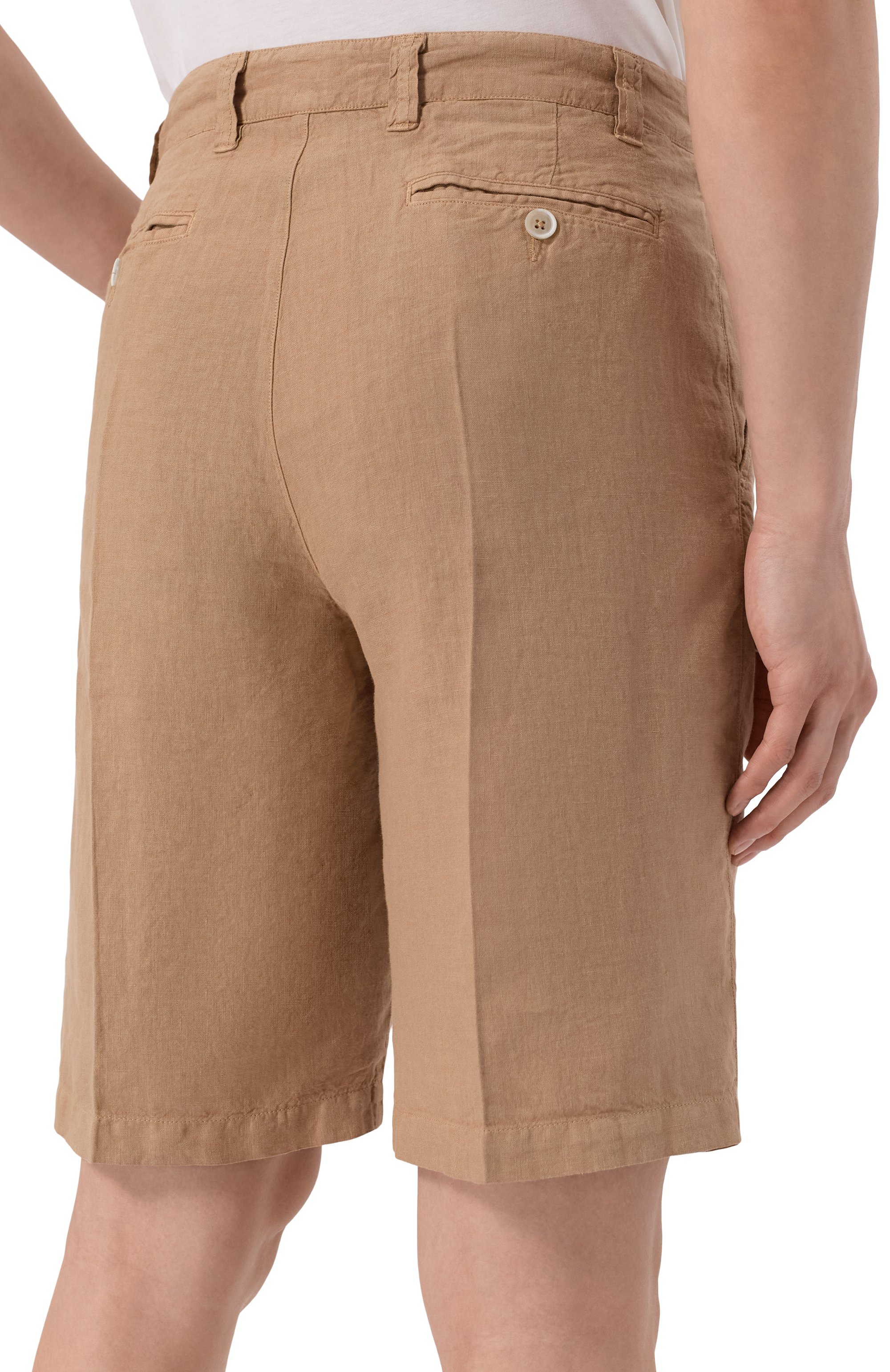 Льняные шорты 120% LINO, арт. 33ALIM2137/0253/000, фото 4