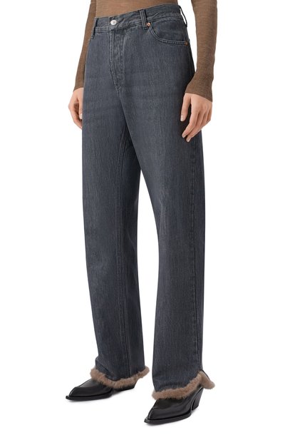 Джинсы с отделкой из норки FORTE DEI MARMI COUTURE, арт. 23WF8053M, фото 3