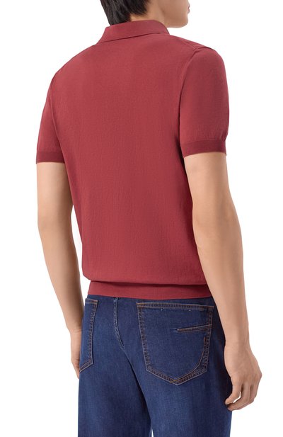 Хлопковое поло CORNELIANI, арт. 27M505/2725116, фото 4