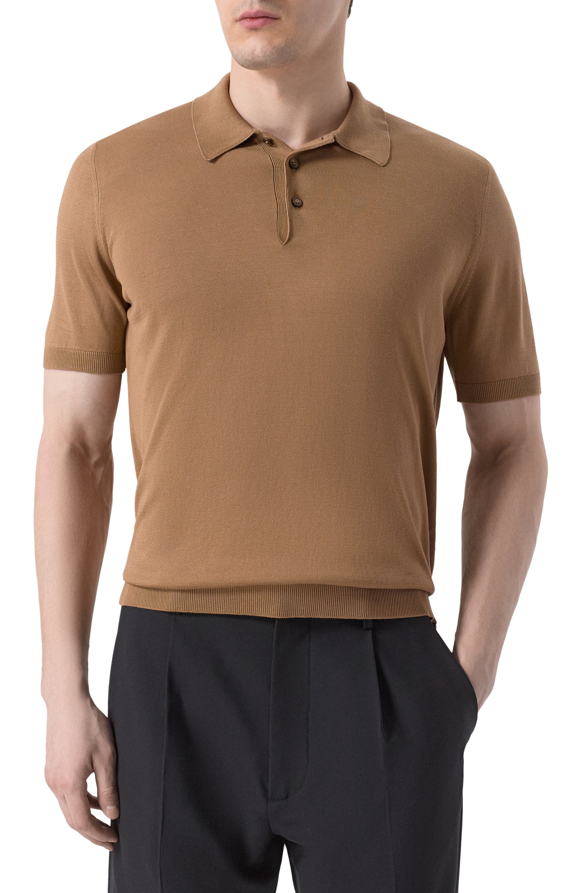 Шелковое поло GRAN SASSO, арт. 43110/23503, фото 3