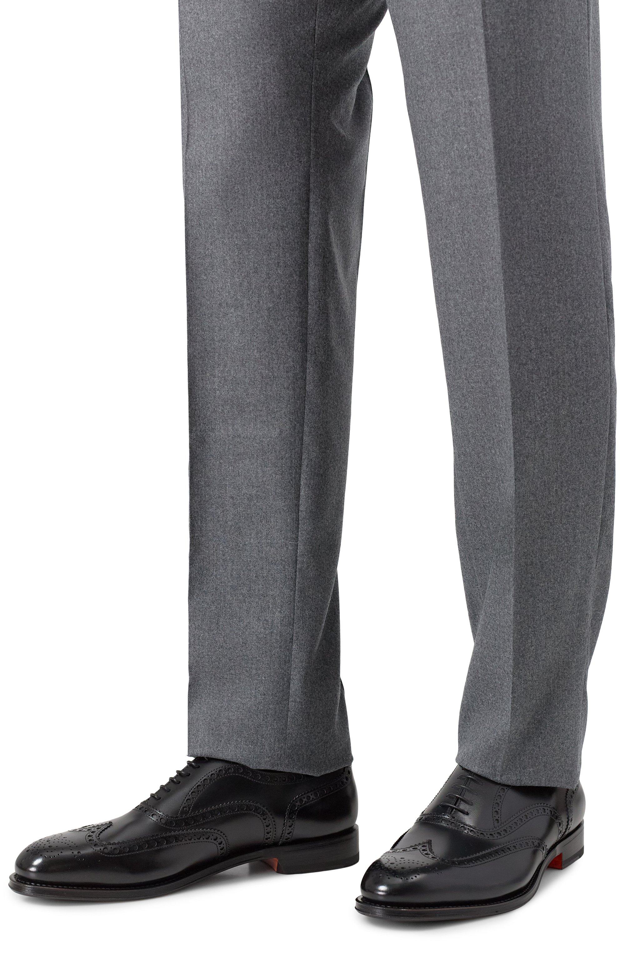 Кожаные оксфорды colin SANTONI, арт. MCCG17836PG4H0BR, фото 3