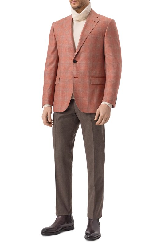 Шелковый пиджак Corneliani 25X008-2516948 Розовый  25X008-2516948 Фото 3