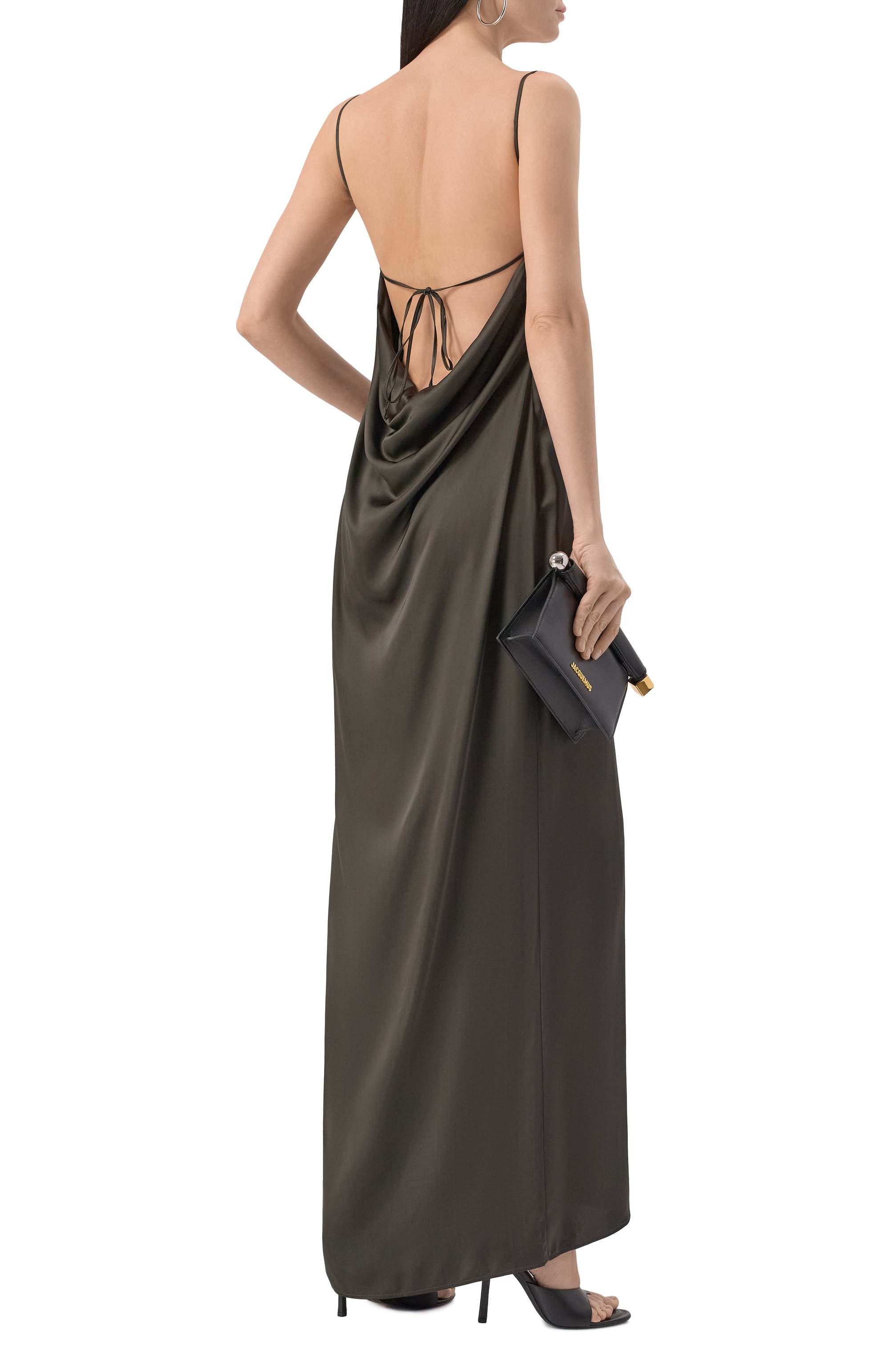 Атласное платье ANDREA YA'AQOV, арт. 25WCAM59, фото 2