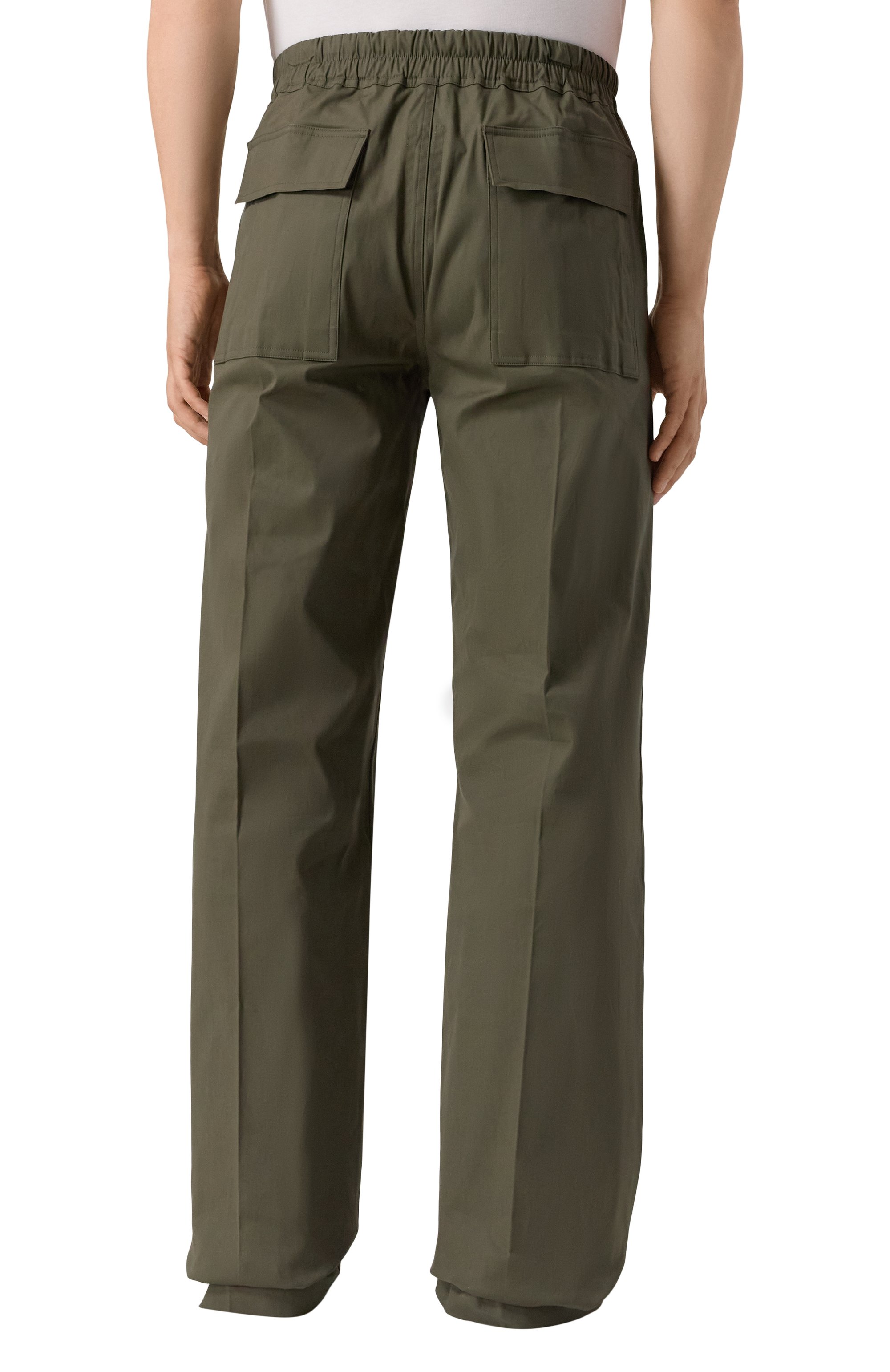 Хлопковые брюки RICK OWENS, арт. RU02E1378/TE, фото 4