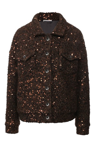 Женский вязаный жакет с пайетками BRUNELLO CUCINELLI, арт. M2C341506